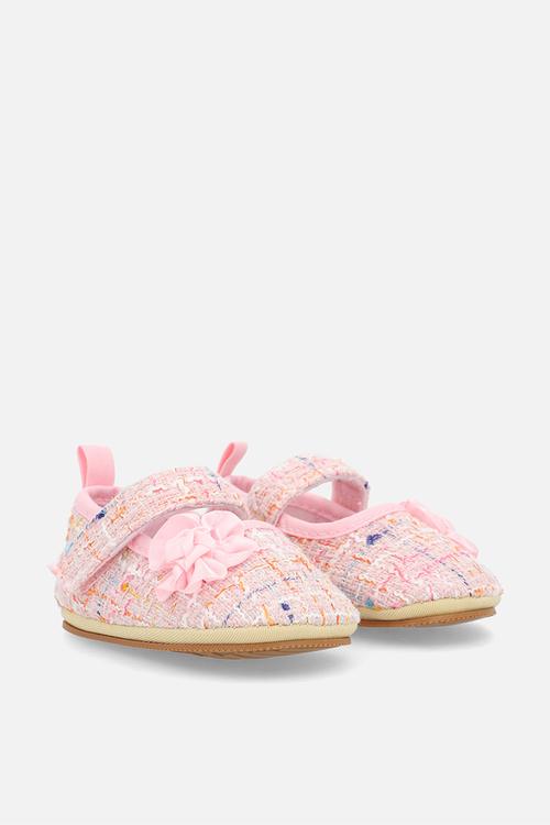 Tweed pumps - pink check