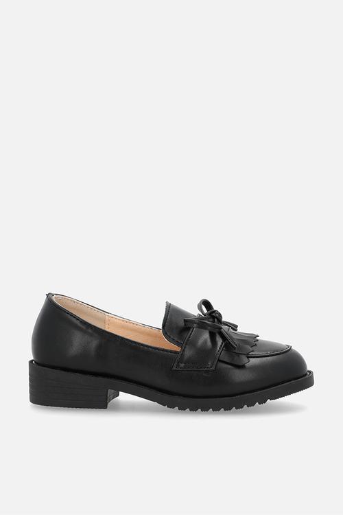 Oxfords with bow ties - black