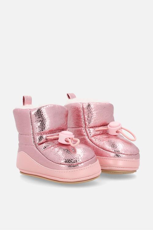 Shearling lined boots - pink shimmer