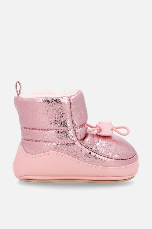 Shearling lined boots - pink shimmer