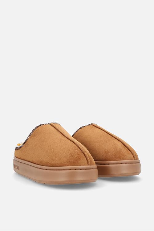Platform slippers - brown
