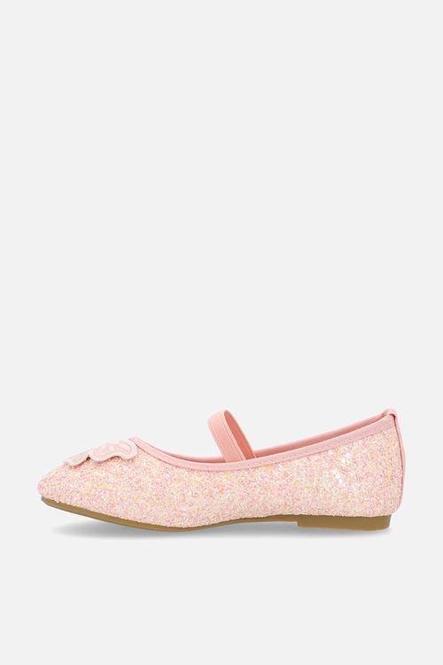 Glitter ballet pumps - pink