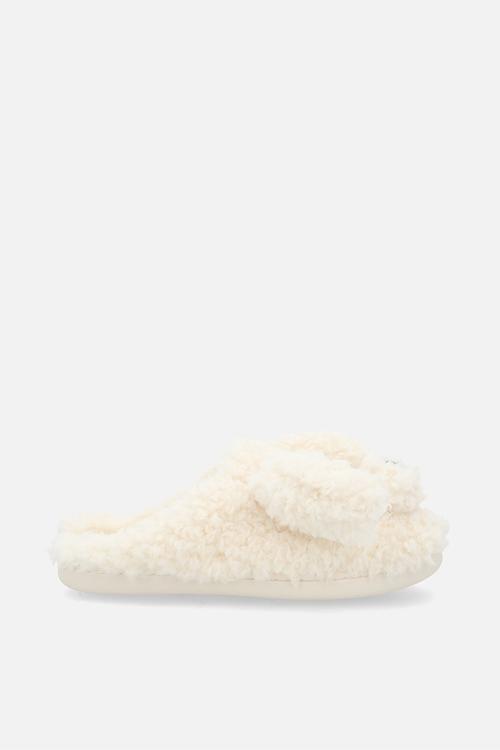Floppy ear slippers - cream