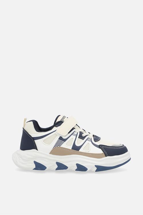 Colour accent sneakers - beige/multi