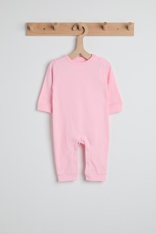 Long sleeved romper - pink