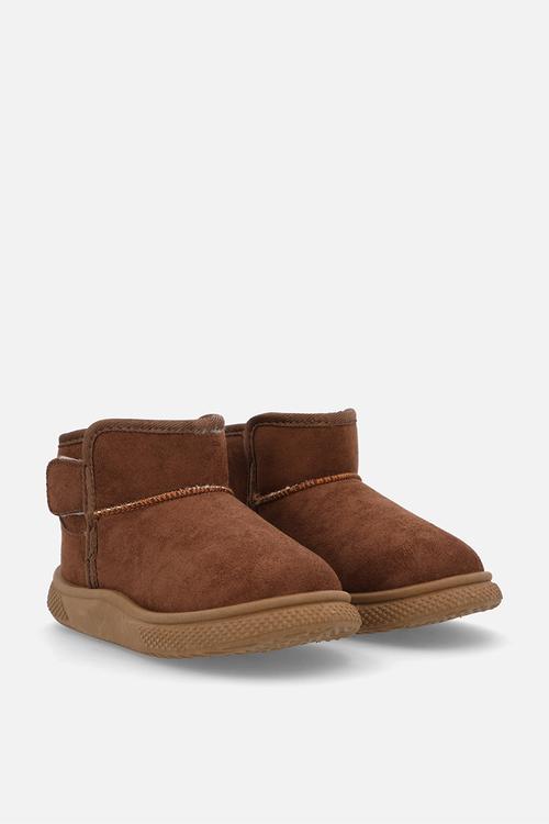 Shearling lined slippers - brown