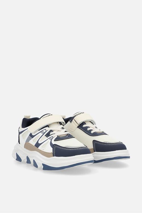 Colour accent sneakers - beige/multi