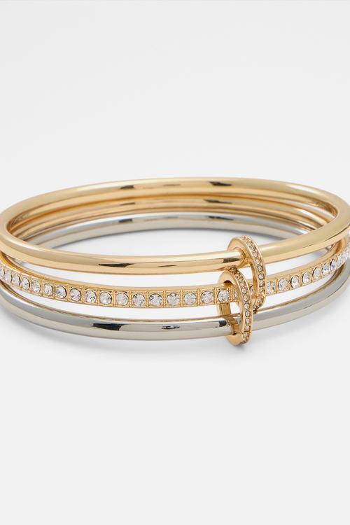 Attatched Bracelet - Metallic Multi