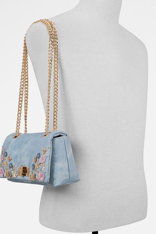 Brizia Shoulder Bag - Denim