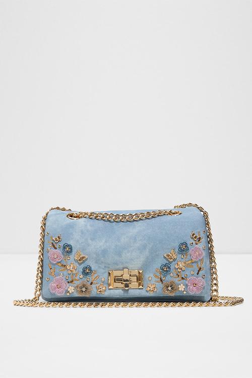 Brizia Shoulder Bag - Denim