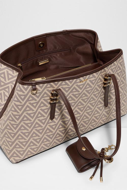 Isedra Overflow Tote Bag - Brown