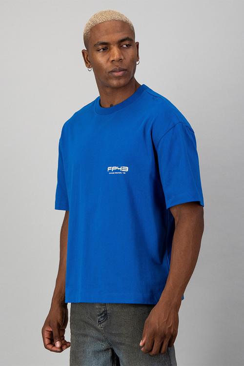 PL4Y3R Tee  - Blue