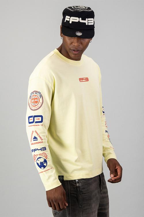 3RR0R Top  - Light Yellow