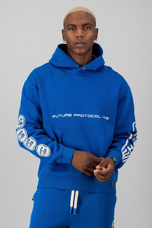 M0D3M Hoodie  - Blue
