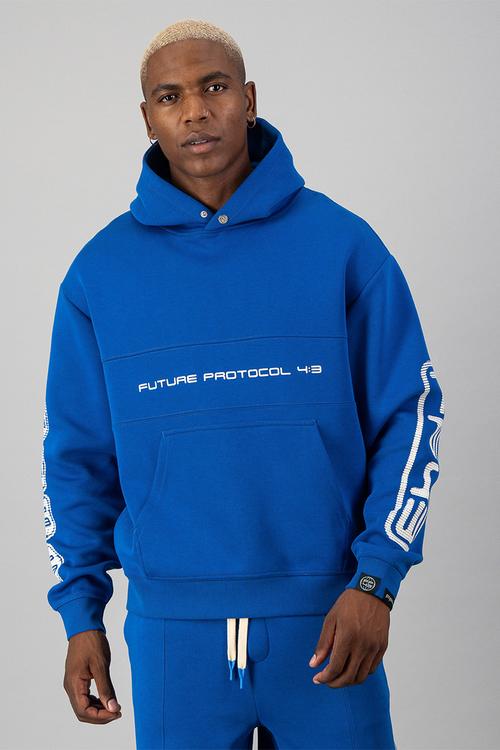 M0D3M Hoodie  - Blue