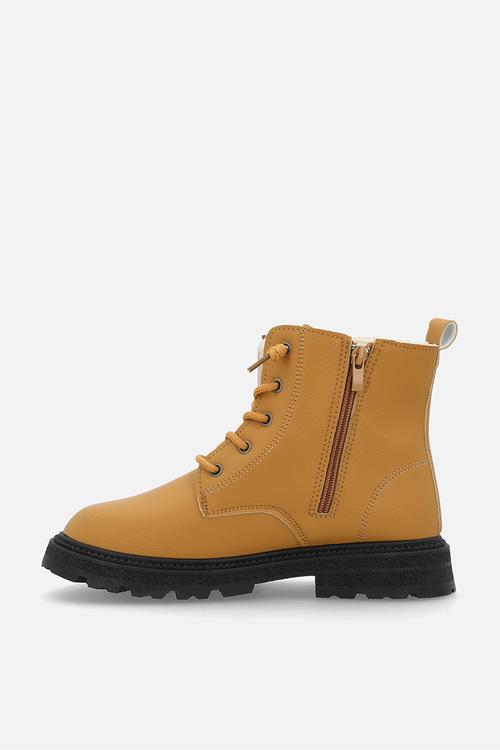 Lace-up boots - tan brown