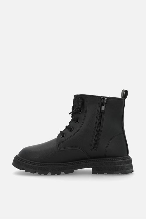 Lace-up boots - black