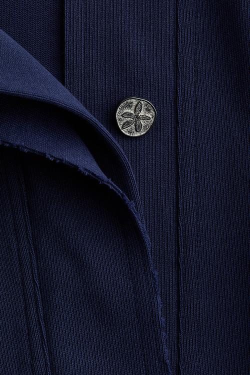 H&M Studio: Cotton polo shirt - navy blue