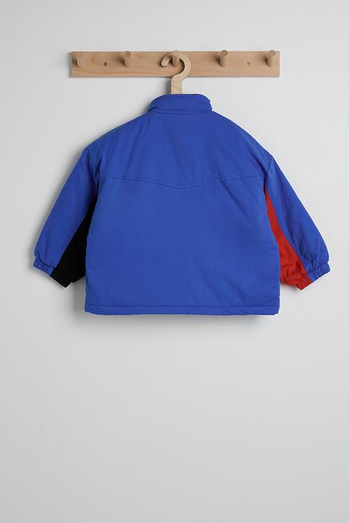 Vintage-inspired jacket - blue/red/black
