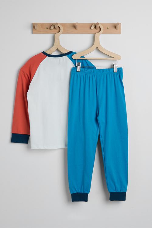 Pj set - multicolour/friendly dinosaur