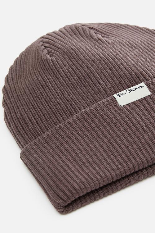 Targy Rib Beanie - Brown