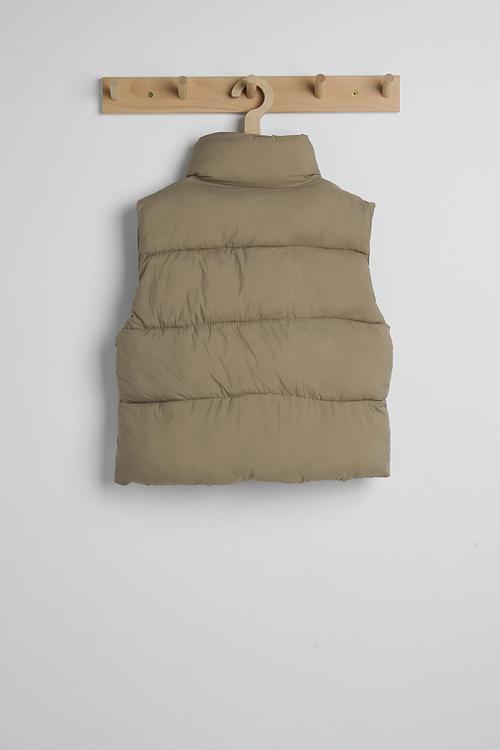 Puffer vest - khaki