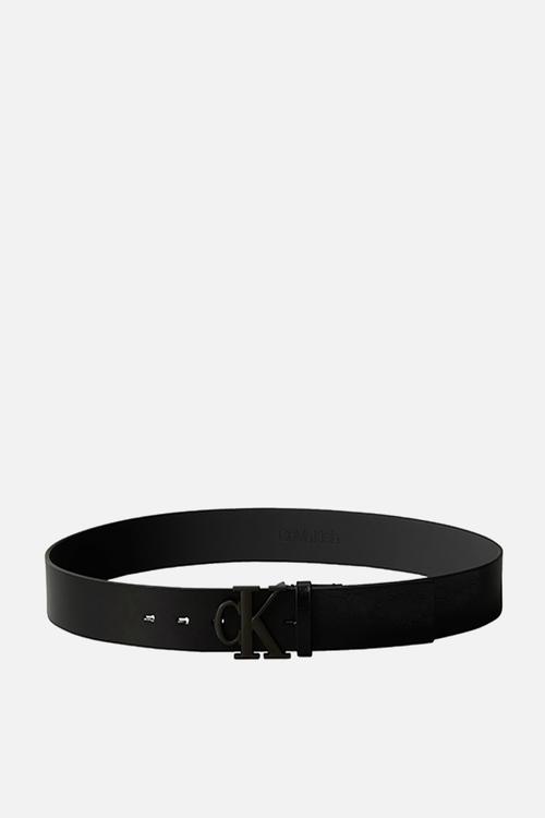 Ck Buckle Tumbled 35Mm - Black/Matte Black
