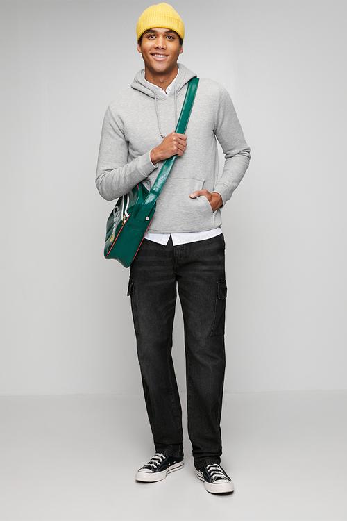 Hoody Overhead - Grey Marl