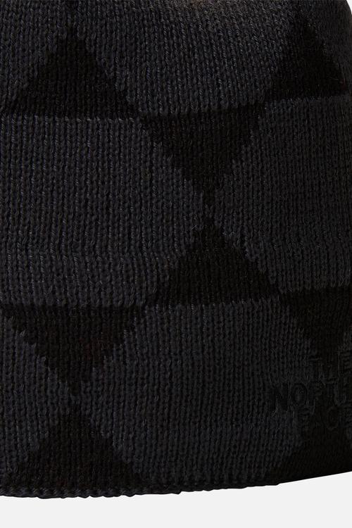 Jim Beanie - TNF Black-Asphalt Grey Geodesic Jacquard