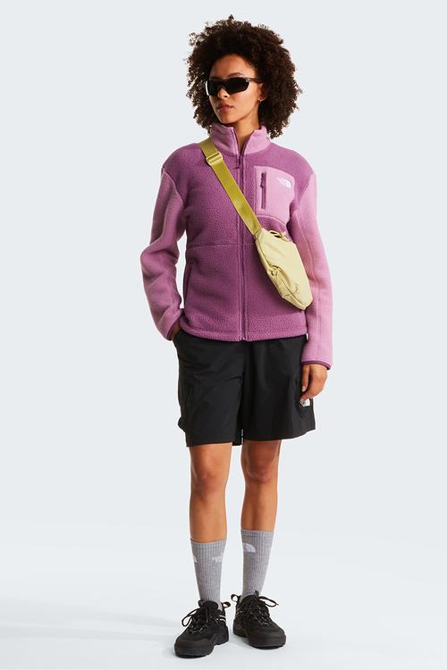 W Yumiori Full Zip - Chroma Purple-Hushed Lavender-Chroma Purple