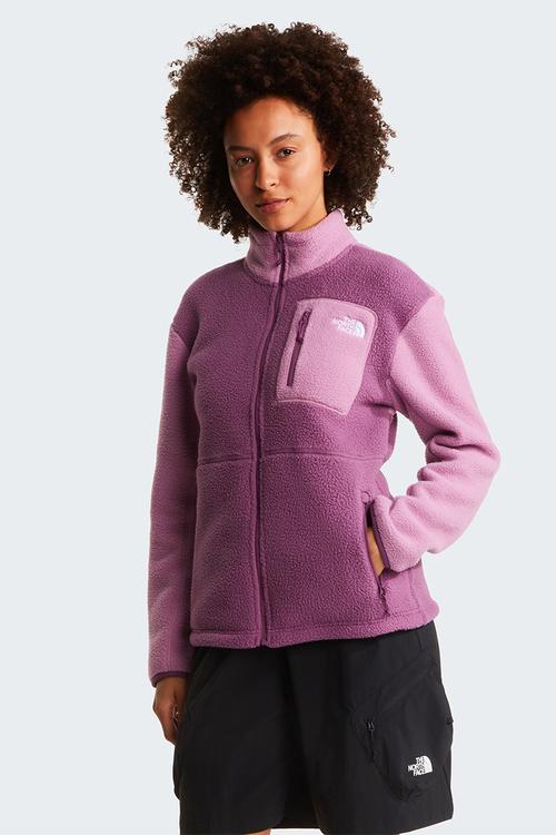 W Yumiori Full Zip - Chroma Purple-Hushed Lavender-Chroma Purple
