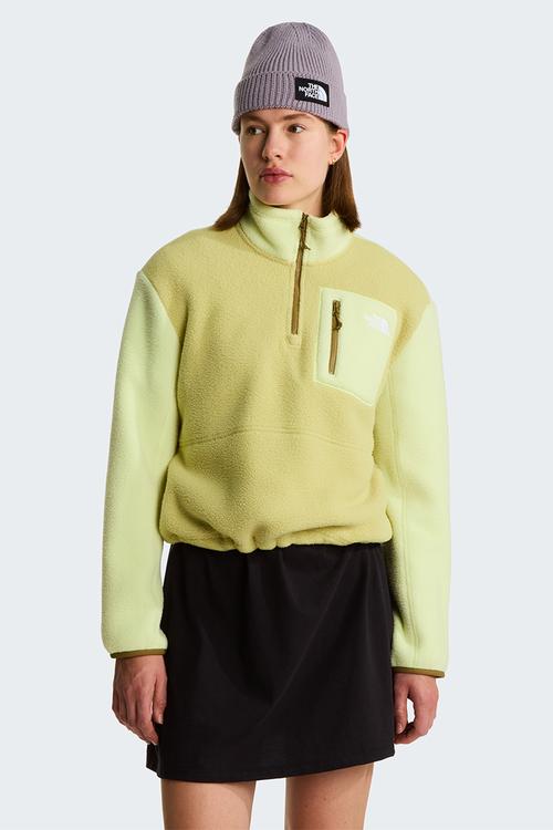 W Yumiori 1/4 Zip - Pear-Lemon Mist-Cedar