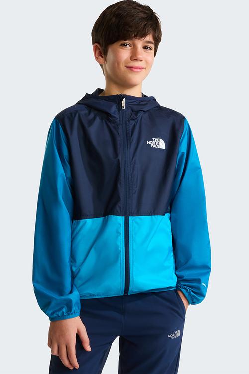 B Tnf Cyclone Wind Jacket - Meridian Blue/Dusk Blue/Summit Navy