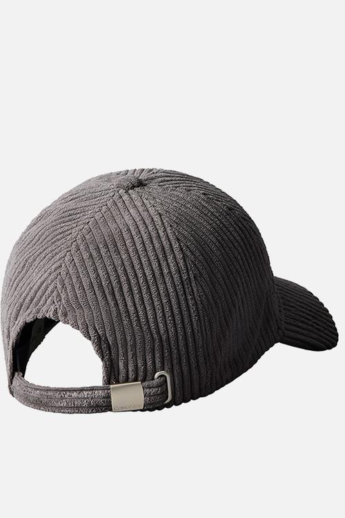 Felt Monogram Patch Cap - Charcoal Gray
