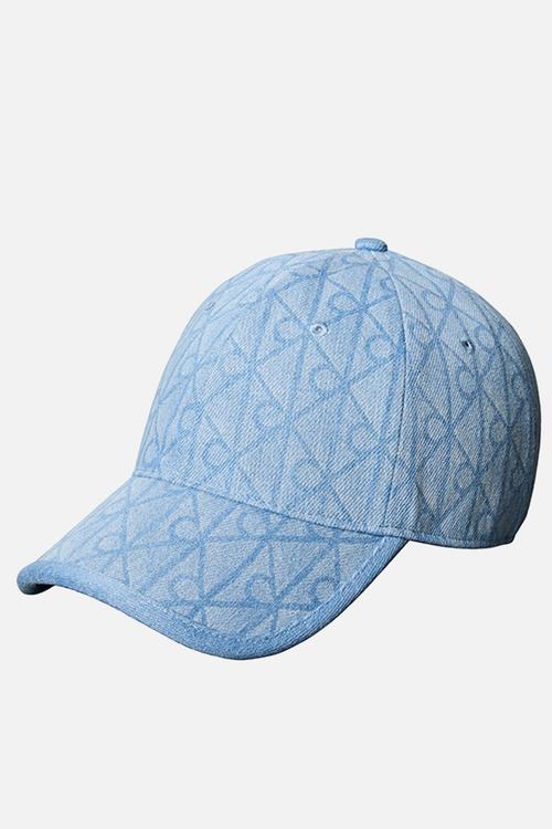 Denim Emblem Burnout W Patch Cap - Vintage Denim