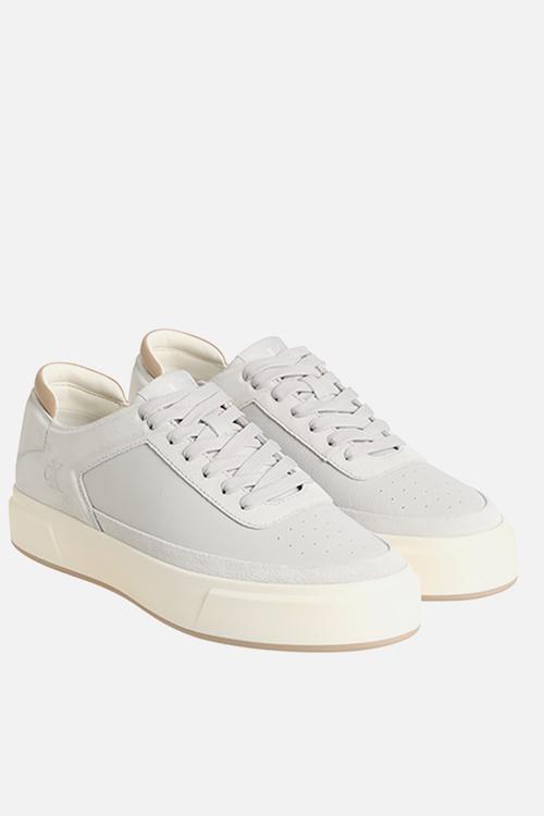 Basket Cupsole Laceup - Oyster Mushroom/Travertine