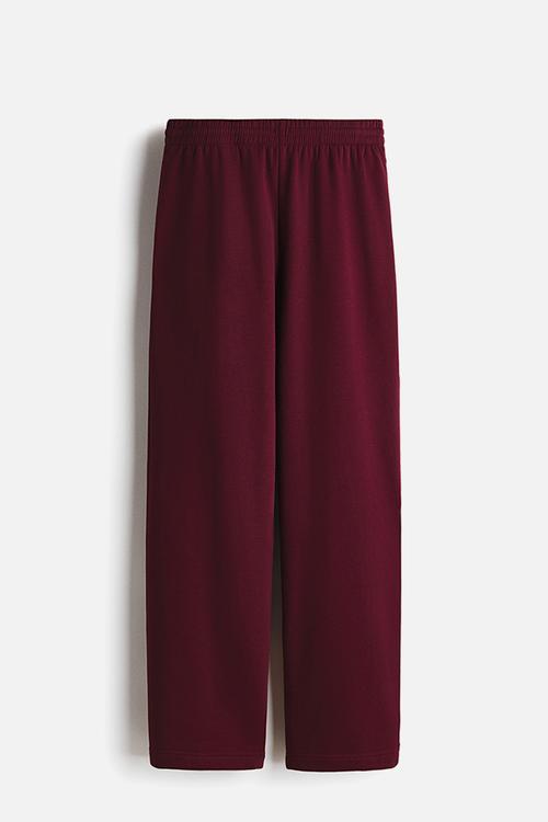 Sweatpants - burgundy