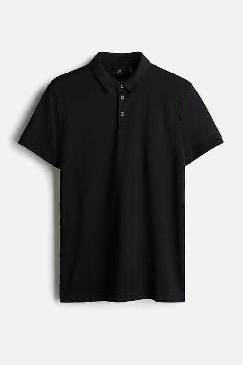 Coolmax? slim fit polo shirt - black