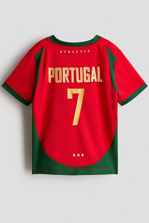 Printed football shirt - red/portugal