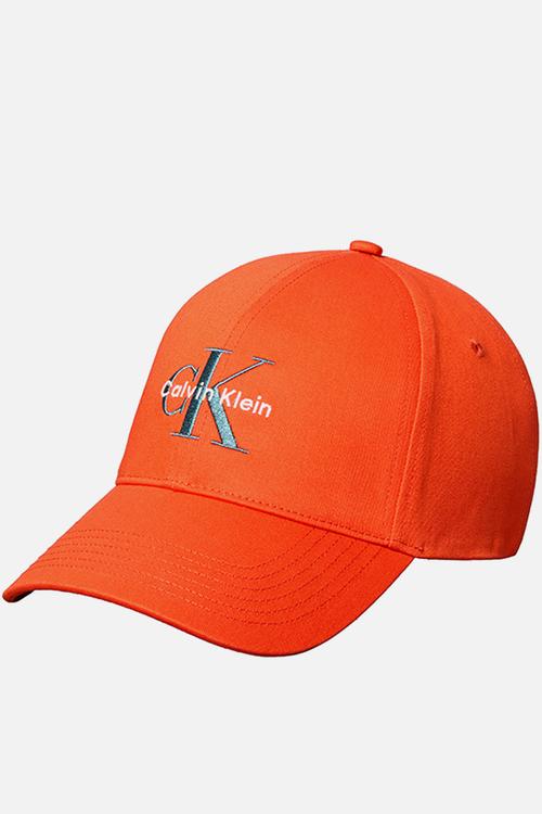 Monologo Embroidery Baseball Cap - Orange Horizon