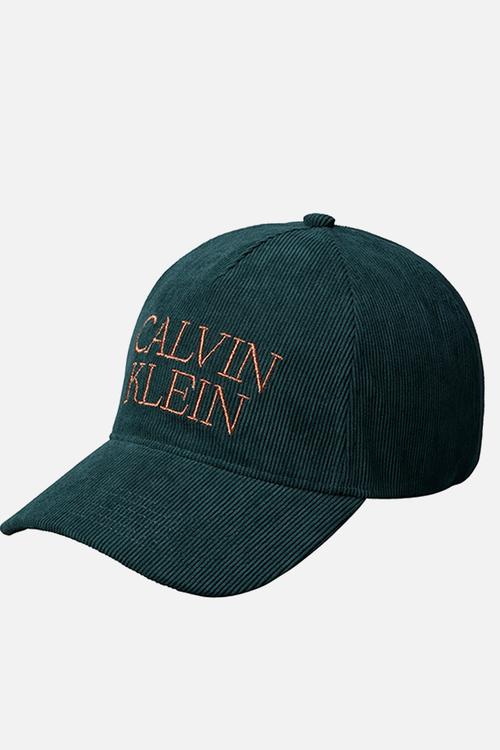 Corduroy Graphic 5 Panel Cap - Navy Teal