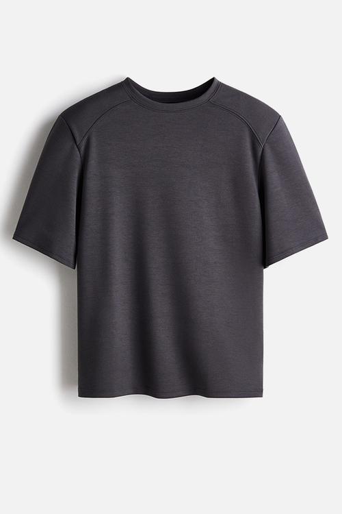 Modal-blend top - dark grey