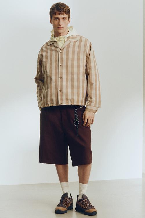 Overshirt - beige/checked
