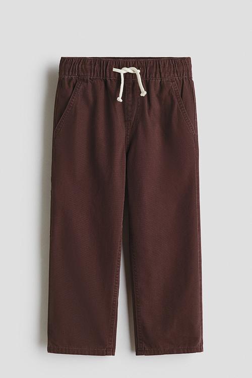 Canvas carpenter trousers - dark brown