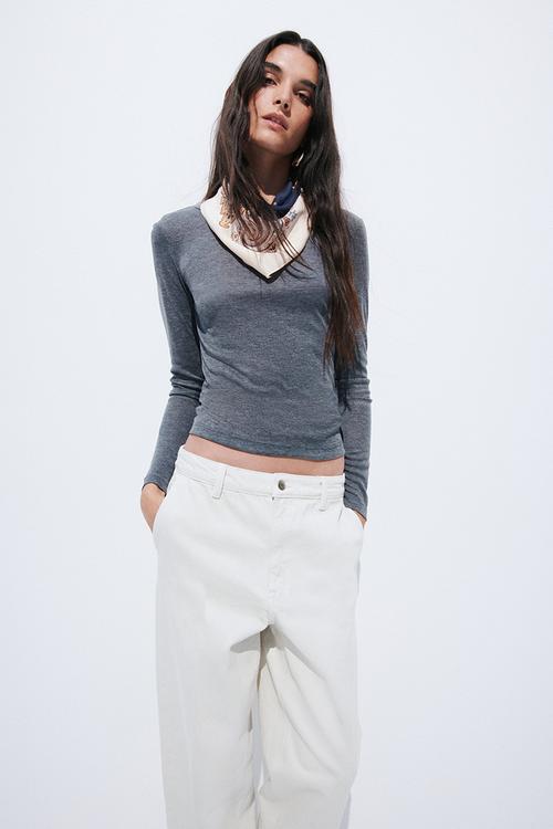 Jersey top - grey