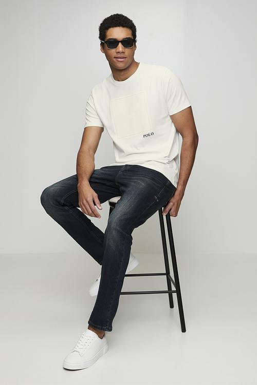 Phila Block Hd Print Ss Tee - Off White