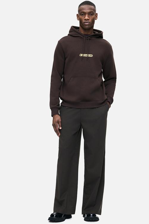 Regular fit hoodie - brown snoopy
