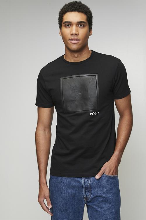 Phila Block Hd Print Ss Tee - Black