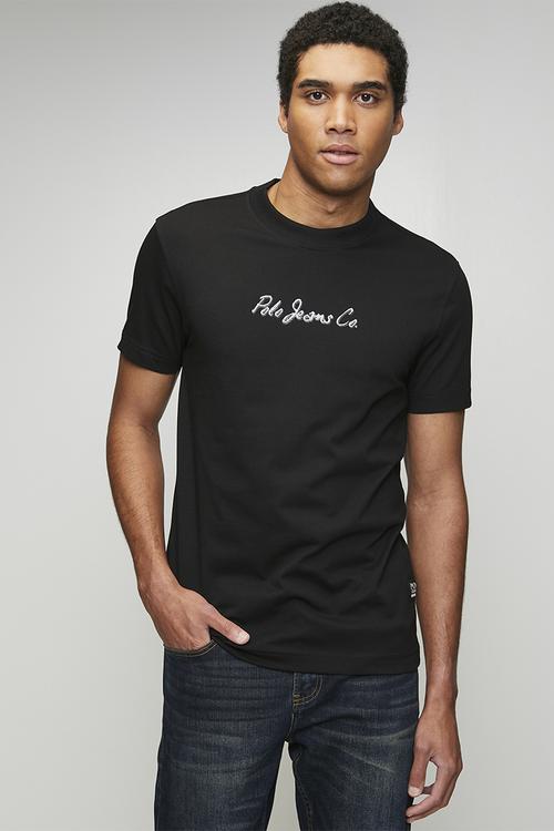 Pule Pjc Ss Metallic Logo Tee - Black