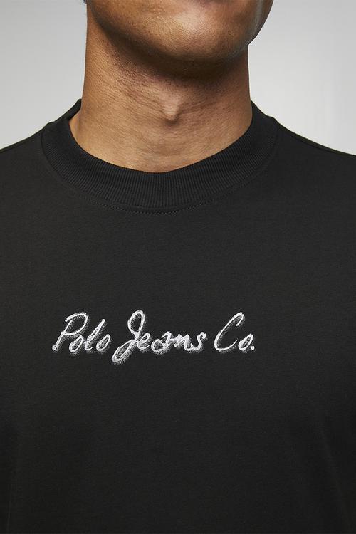 Pule Pjc Ss Metallic Logo Tee - Black